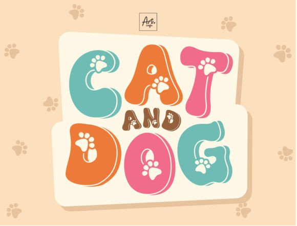 Cat and Dog: A Whimsical Font for Creative Projects