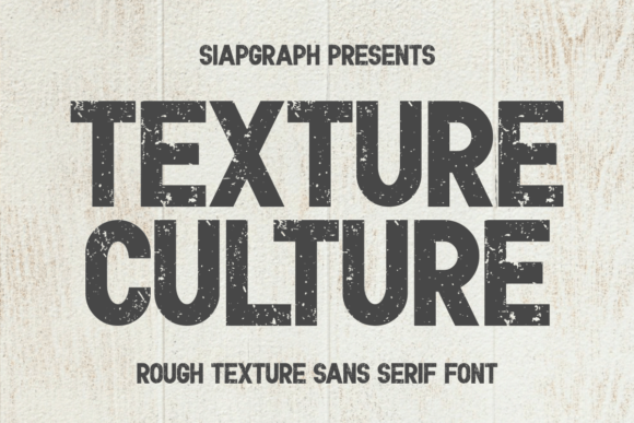 Discover the Bold, Manly Style of Texture Culture Font