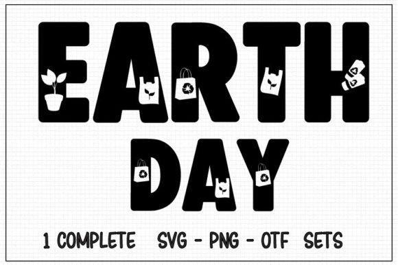 Earth Day: A Cool, Thick Decorative Font