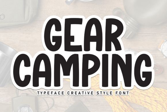 Gear Camping: A Sweet Handwritten Font for Creative Designs