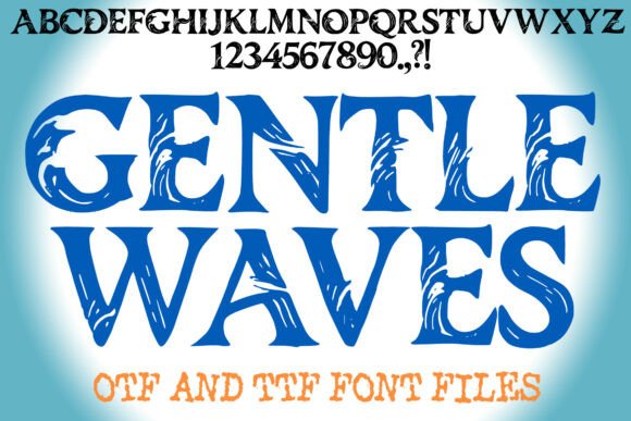 Gentle Waves: A Fluid Serif for Calm Branding
