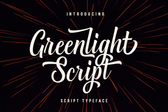 Greenlight Script: A Fresh Vintage Typeface