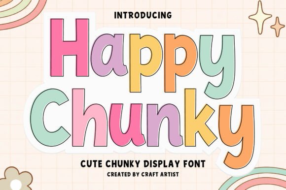 Happy Chunky: A Fun and Friendly Display Font