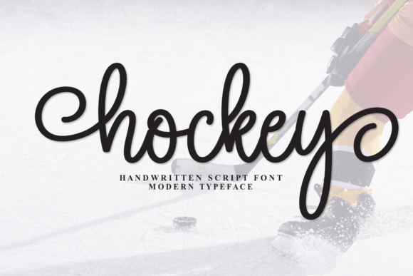 Hockey Font: Bold Script for Dynamic Designs