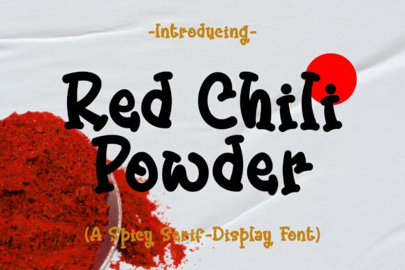 Meet Red Chili Powder: The Charming Handwritten Serif Font