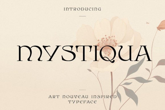 Mystiqua: Art Nouveau Elegance for Modern Designs