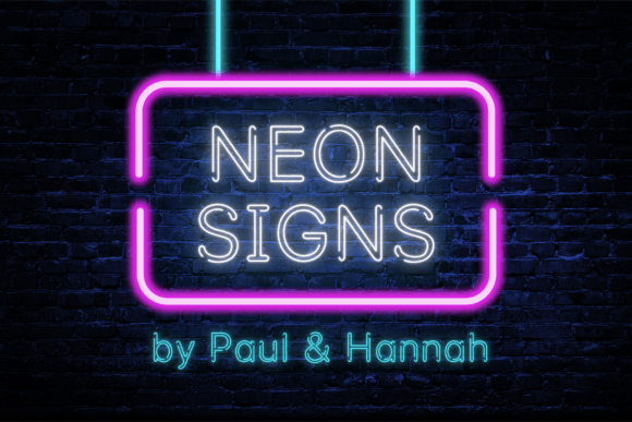 Neon Signs Font: A Bold Display Typeface for Creative Design