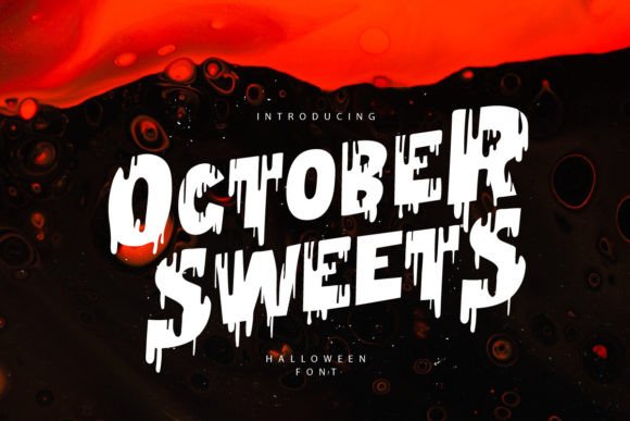October Sweets: A Playfully Creepy Display Typeface