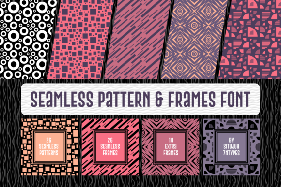 Seamless Pattern & Frames: Elevate Your Designs