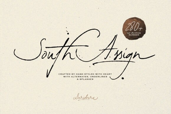 South Assign: A Vintage Script for Elegant Designs